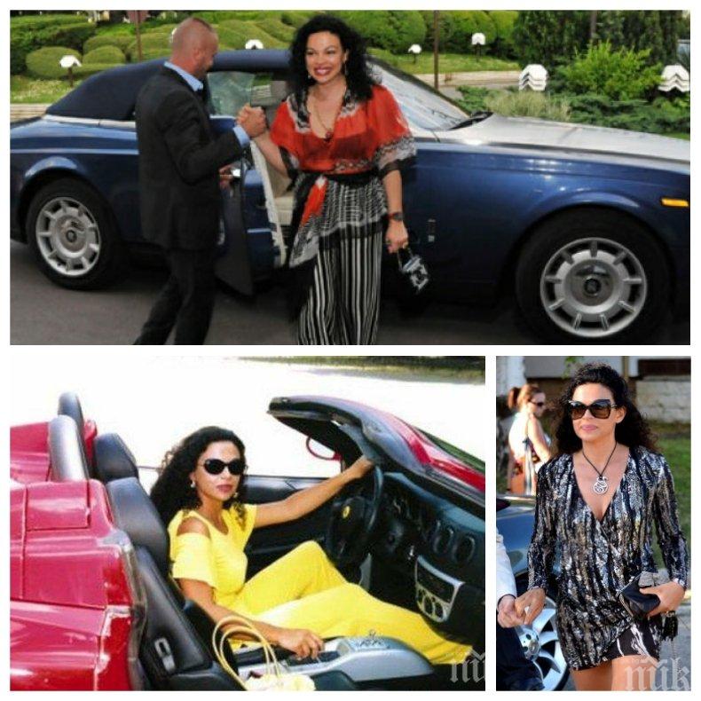 САМО В ПИК: Катастрофа с Майбаха на Евгения Банева в центъра на София - горили на арестуваната милионерка душат шофьор на раздрънкано опелче