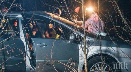 шок обезглавено тяло мъж открито автомобил