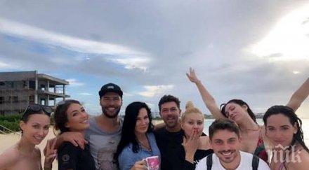 пик цеци красимирова събра кюрпанов годишна раздяла покриха карибите снимки