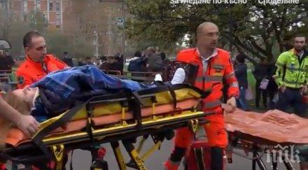 последните минути авария миланското метро ранени видео