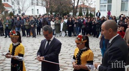 цветанов участва церемонията откриването новото крило болницата раковски