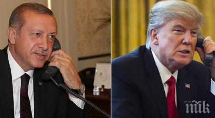 тръмп ердоган чуха телефона казаха