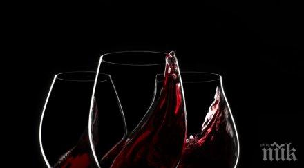 показват добрите чаши вино riedel изложение софия