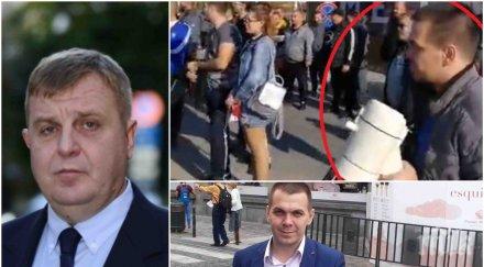 разкритие пик човек каракачанов организира протестите петрич лидер вмро града блокира кулата яки мъжаги ултрасите левски видео снимки