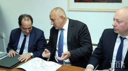 първо пик борисов обсъди развитието транспортните проекти българия гърция министъра инфраструктурата транспорта мрежите христос спирдзис