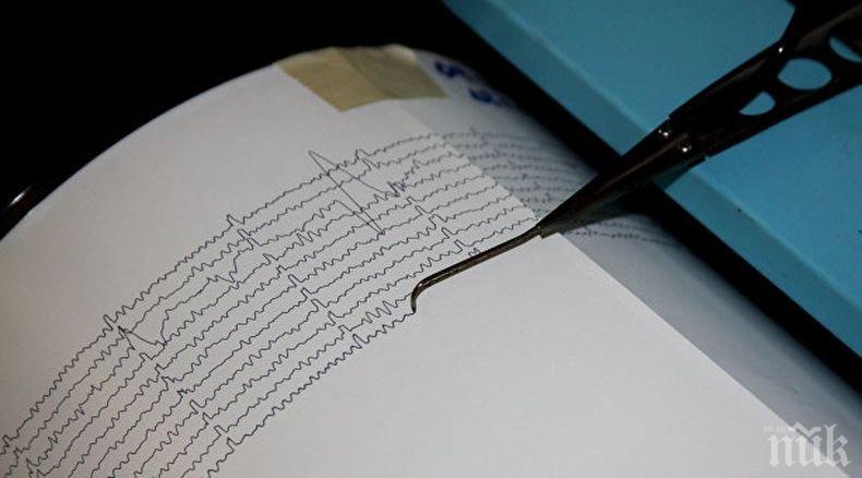 Земетресение с магнитуд 6.5 по Рихтер бе регистрирано край източното крайбрежие на Камчатка