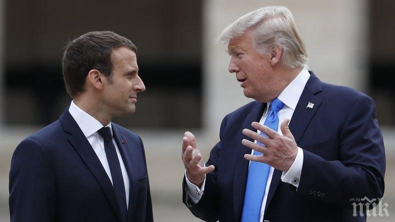 Напрежение: Еманюел Макрон не желае Франция да бъде васал на САЩ