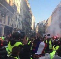 Над 400 пострадали по време на протестите срещу цените на горивата във Франция