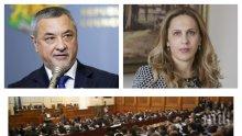 ИЗВЪНРЕДНО В ПИК TV: Парламентът гласува оставката на вицепремиера Валери Симеонов и избира Марияна Николова за поста - гледайте НА ЖИВО (ОБНОВЕНА)