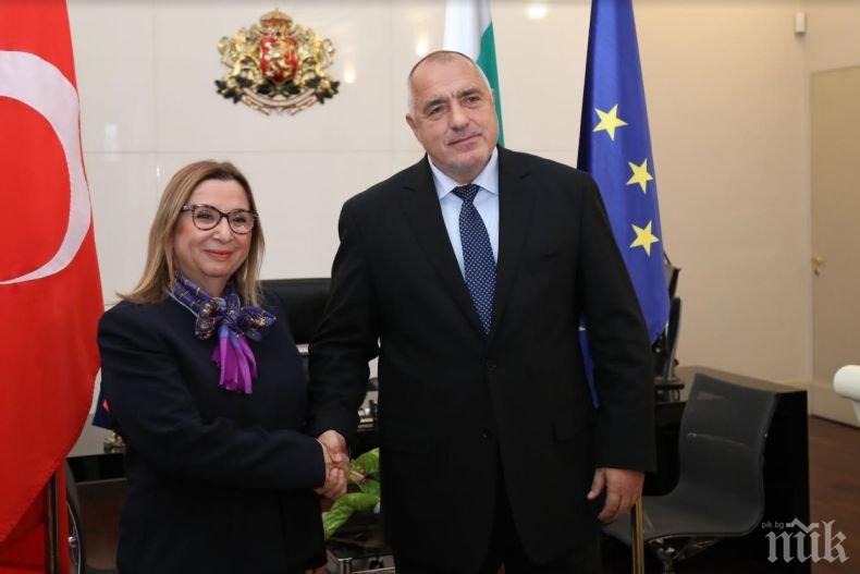 ПЪРВО В ПИК: Премиерът Борисов на важна среща с турския министър на търговията