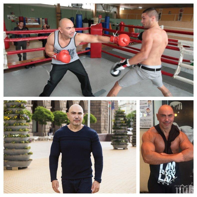 СЕМЕЙНА РАЗХОДКА: Росен Петров на шопинг в мола, гадже му избира яке, а софиянци вторачено зяпат носа му - опериран ли е в Париж?