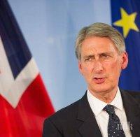 Финансовият министър на Великобритания предупреди: Ако парламентът не одобри сделката с Брюксел, Брекзит може и да няма