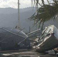 АПОКАЛИПСИС В ТУРЦИЯ: Морето изхвърли яхти за милиона в Мармарис (ВИДЕО/СНИМКИ)