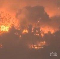 Властите в Калифорния не информирали всички местни жители за горските пожари