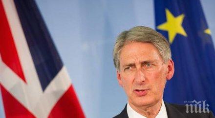 финансовият министър великобритания предупреди парламентът одобри сделката брюксел брекзит