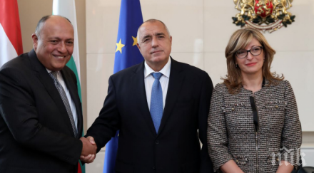 първо пик борисов срещна външния министър египет