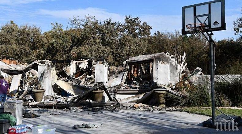 Броят на жертвите на пожарите в Калифорния достигна 86 души