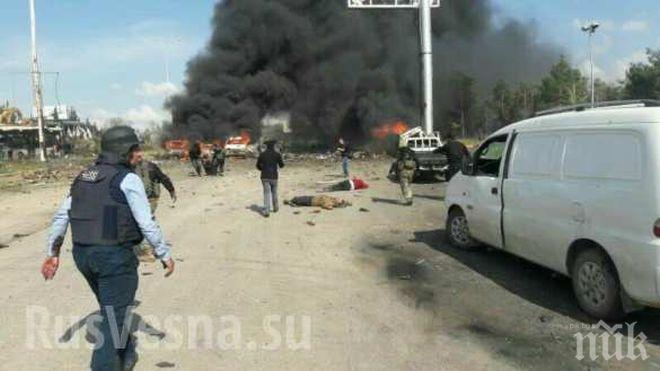 Ужасът е голям: Пострадалите при химическата атака в Алепо са 107 души