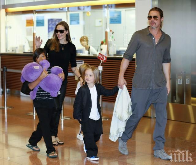 Брад Пит и Анджелина Джоли са готови да се споразумеят за децата
