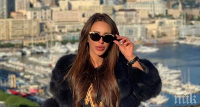 Силиконката Виктория Петрова бръмчи из казината на Монако