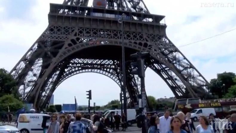 Заради протестите в Париж: Затвориха за посетители Айфеловата кула