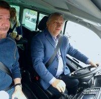 ДВАМАТА ГОЛЕМИ: Чък Норис се срещна с Орбан (ВИДЕО)