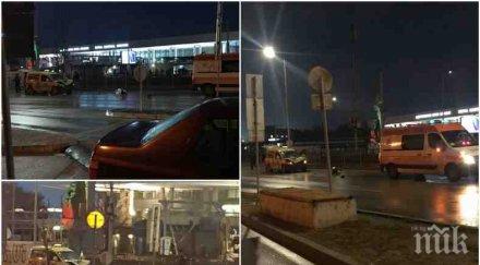 извънредно първо пик кървава трагедия гарата софия таксиджия премаза човек снимки