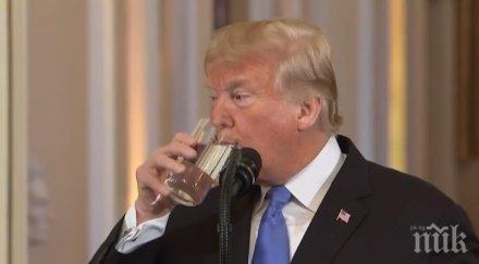 доналд тръмп мигрантите бил използван безопасен сълзотворен газ