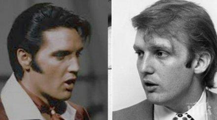 две капки тръмп хвали приличал елвис