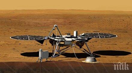 инсайт кацна марс видео