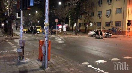 среднощен екшън варна тежка катастрофа затвори централни булеварди морската столица