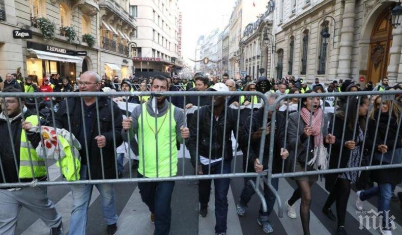 РЕВОЛЮЦИЯ: Жълтите жилетки във Франция призовават за нови протести на 1 декември