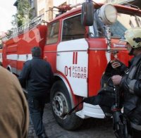 Автобус с пътници се възпламени в движение край Търговище