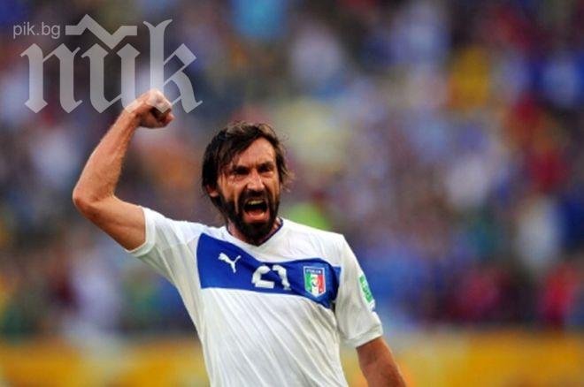 Италия излъга Мексико, Пирло и Балотели бележат