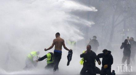 сблъсъци франция 100 души арестувани