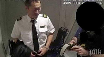 месеца затвор японски пилот арестуван пиян летище хийтроу