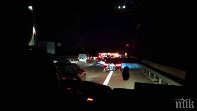 Възстановено е движението по пътя Ботевград - София  в района на Витиня