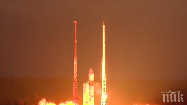 От космодрума „Плесецк“ е изстреляна ракета-носител Рокот с военни спътници