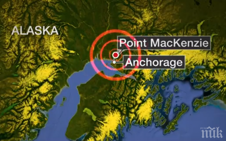 Земетресение от 7,2 разлюля Аляска, има предупреждение за цунами (ВИДЕО)