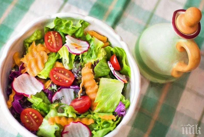 Вегетарианците страдали по-малко от сърдечни заболявания