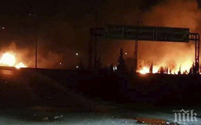 Нанасят удари на сирийски обекти, свързани с проиранската милиция