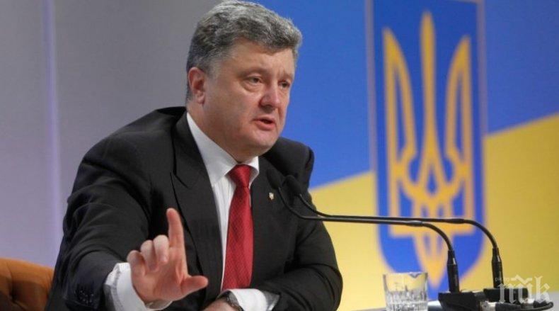 Порошенко с нови обвинения: Русия иска да завладее Мариупол и Бердянск