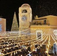 Баровският остров Капри грейна с коледна украса