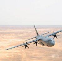 Американски изтребител се сблъска с транспортен самолет С-130 край бреговете на Япония