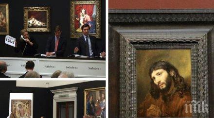 аукцион скица рембранд отпечатъци пръстите художника продаден търг 121 млн долара