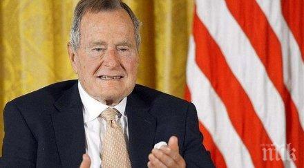 капитолийския хълм вашингтон провежда церемония прощаване джордж буш старши