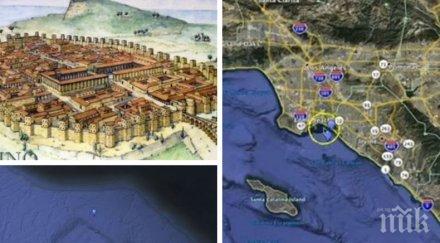 сензационна находка блогър откри спътникови снимки google earth следи древен изгубен град лос анджелис видео