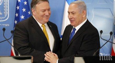 четири очи държавният секретар сащ премиерът израел срещнаха брюксел