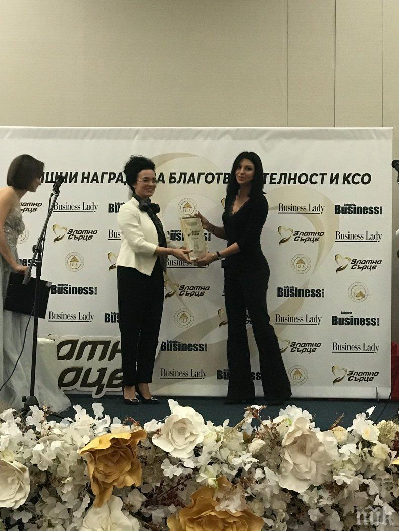 Сдружение „Маринела“ за втора година с високо отличие от Годишните награди за благотворителност Златно сърце