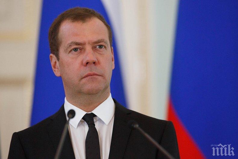 ПРЕТЕНЦИЯ: Премиерът Медведев твърди, че Русия може да нахрани целия свят